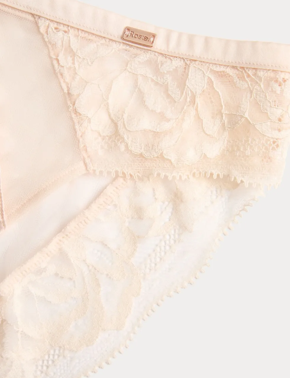 Silk & Lace High Leg Knickers