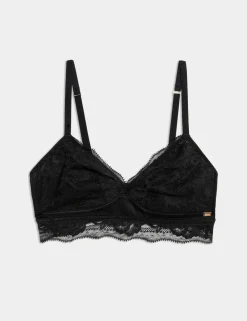 Silk & Lace Non Wired Bralette A-E