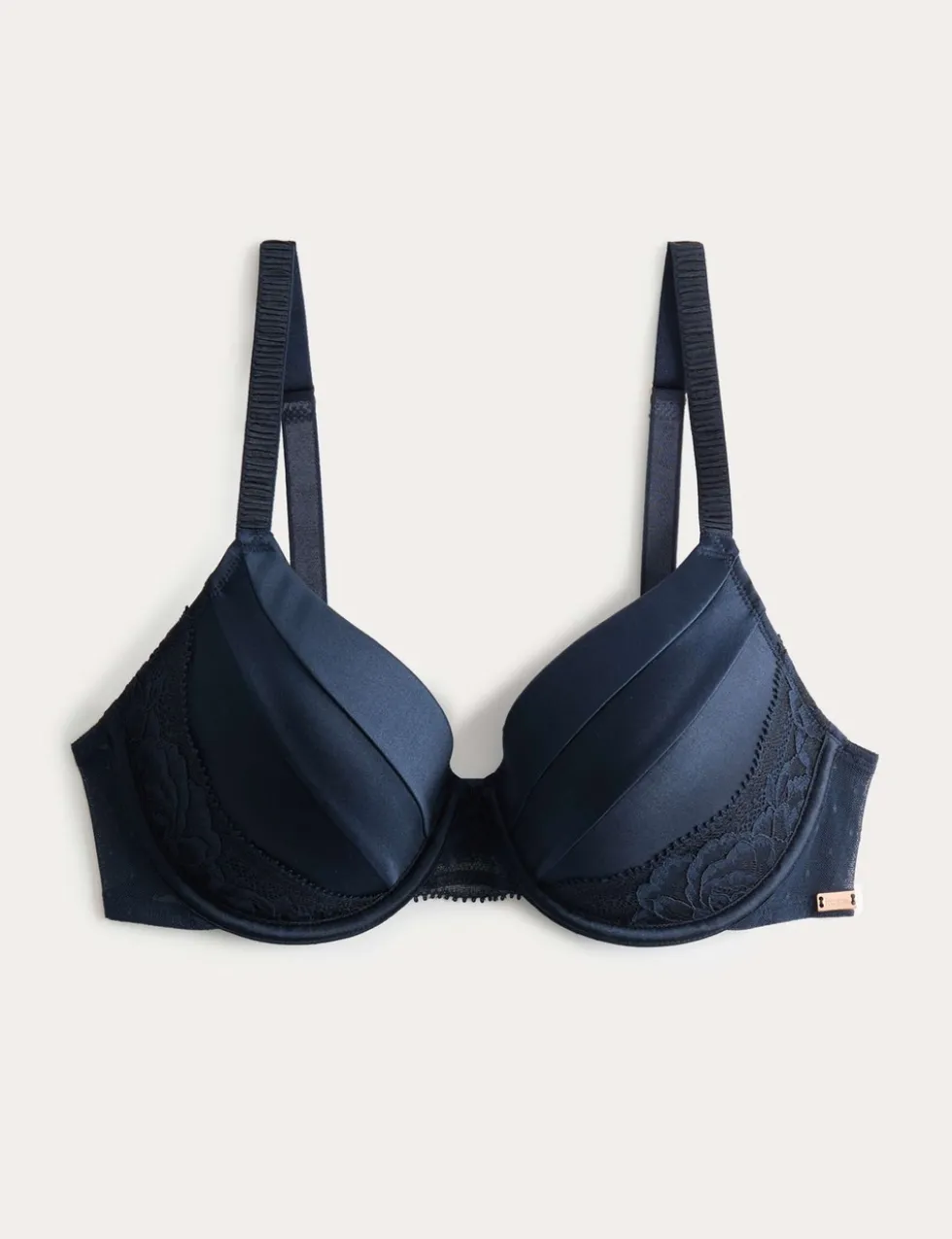 Silk & Lace Wired Full Cup Bra A-E