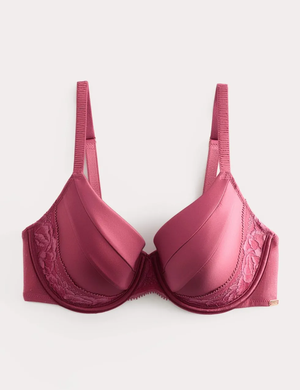 Silk & Lace Wired Full Cup Bra A-E