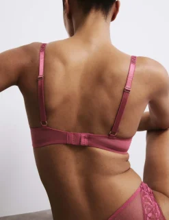 Silk & Lace Wired Full Cup Bra A-E