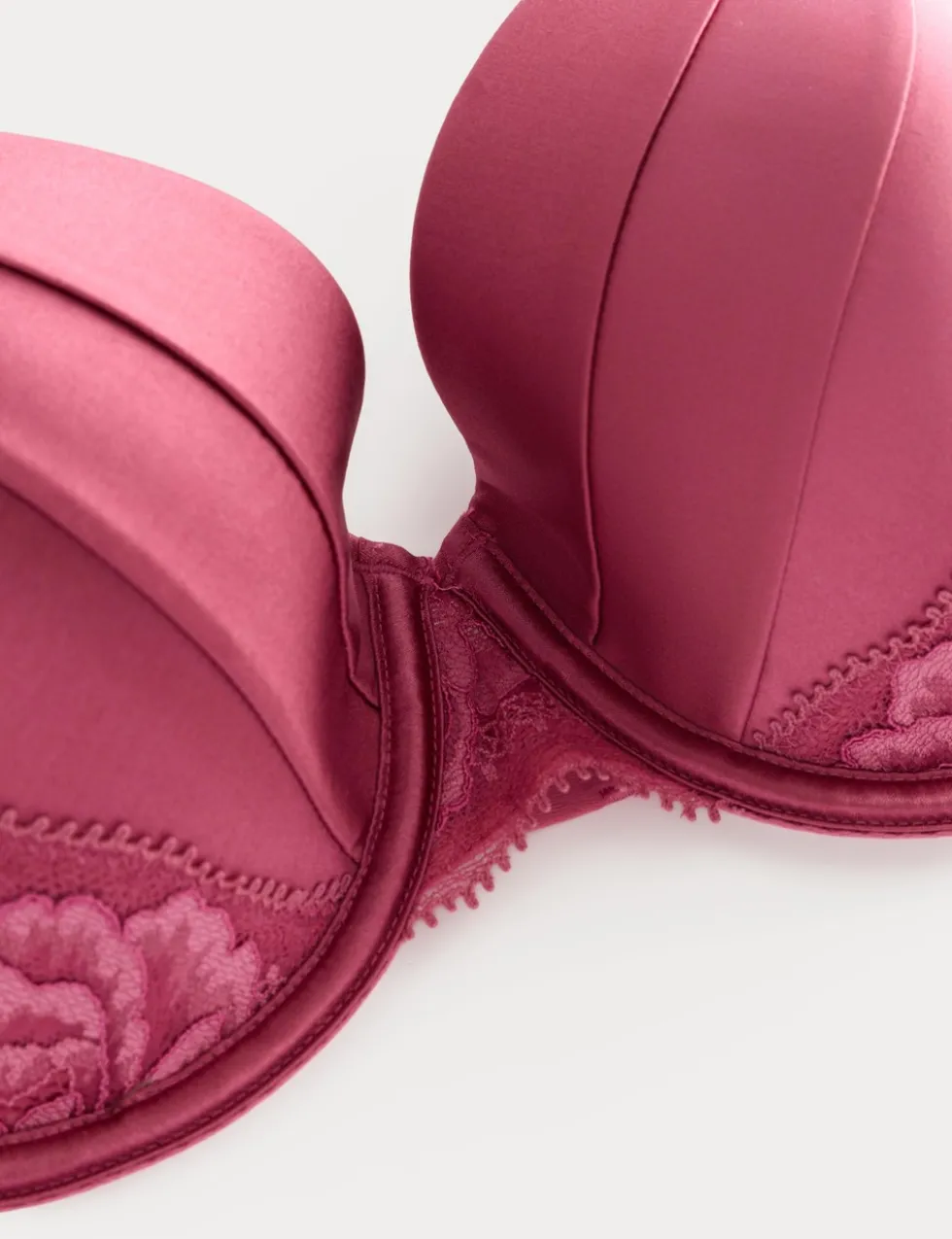 Silk & Lace Wired Full Cup Bra A-E