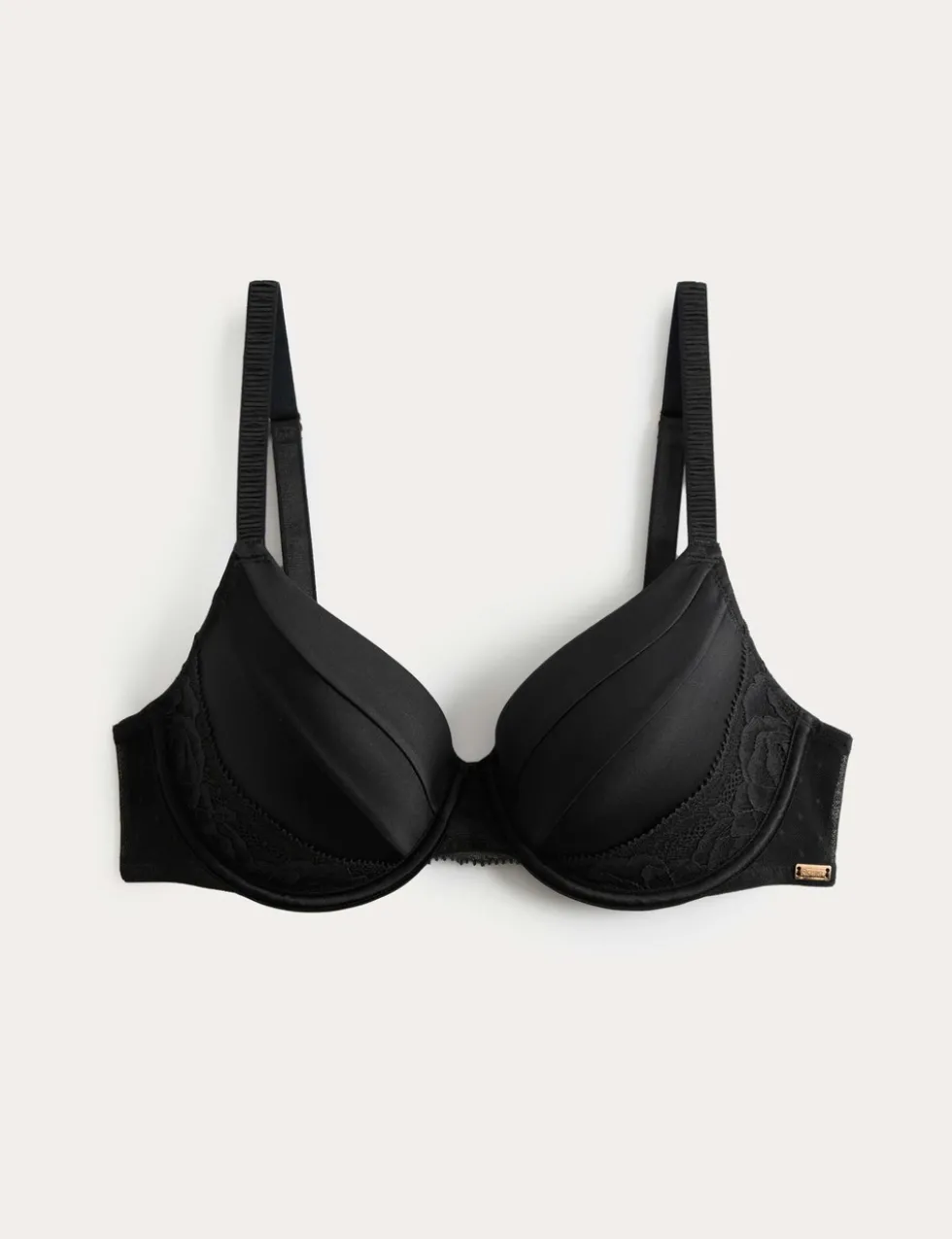 Silk & Lace Wired Full Cup Bra A-E
