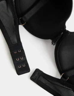 Silk & Lace Wired Full Cup Bra A-E