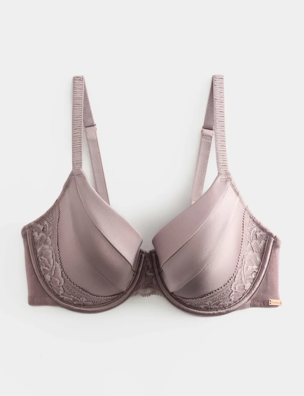 Silk & Lace Wired Full Cup Bra A-E