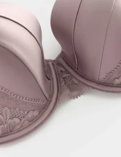 Silk & Lace Wired Full Cup Bra A-E