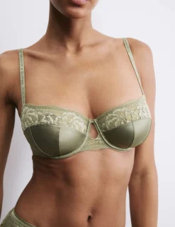 Silk Wired Balcony Bra (A-E)