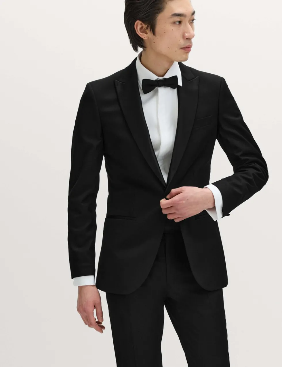 Skinny Fit Stretch Tuxedo Jacket