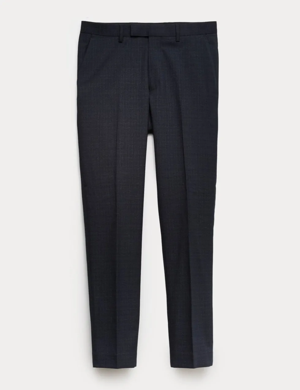 Skinny Fit Textured Stretch Suit Trousers