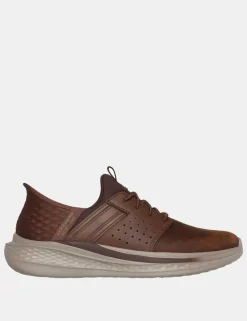 Slade Zachary Leather Slip-ins Trainers