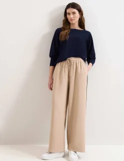 Slash Neck Batwing Longline Jumper