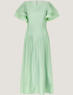 Slash Neck Midaxi Skater Dress
