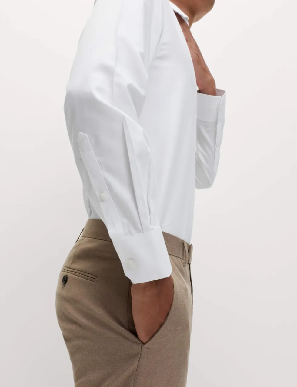 Slim Fit 2 Inch Shorter Ultimate Non Iron Cotton Shirt