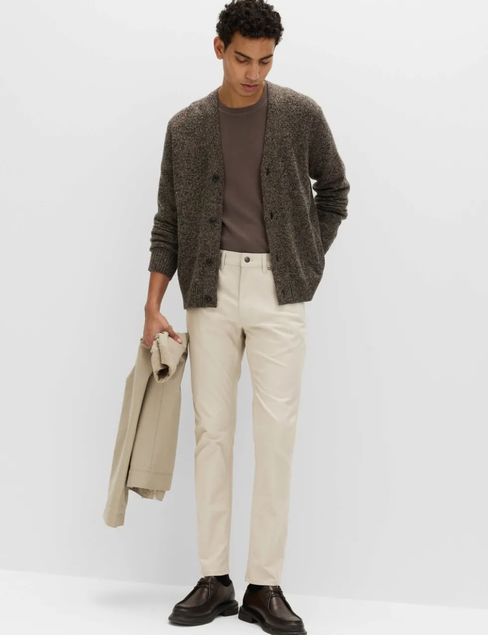 Slim Fit 5 Pocket Stretch Trousers