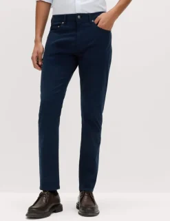 Slim Fit 5 Pocket Stretch Trousers