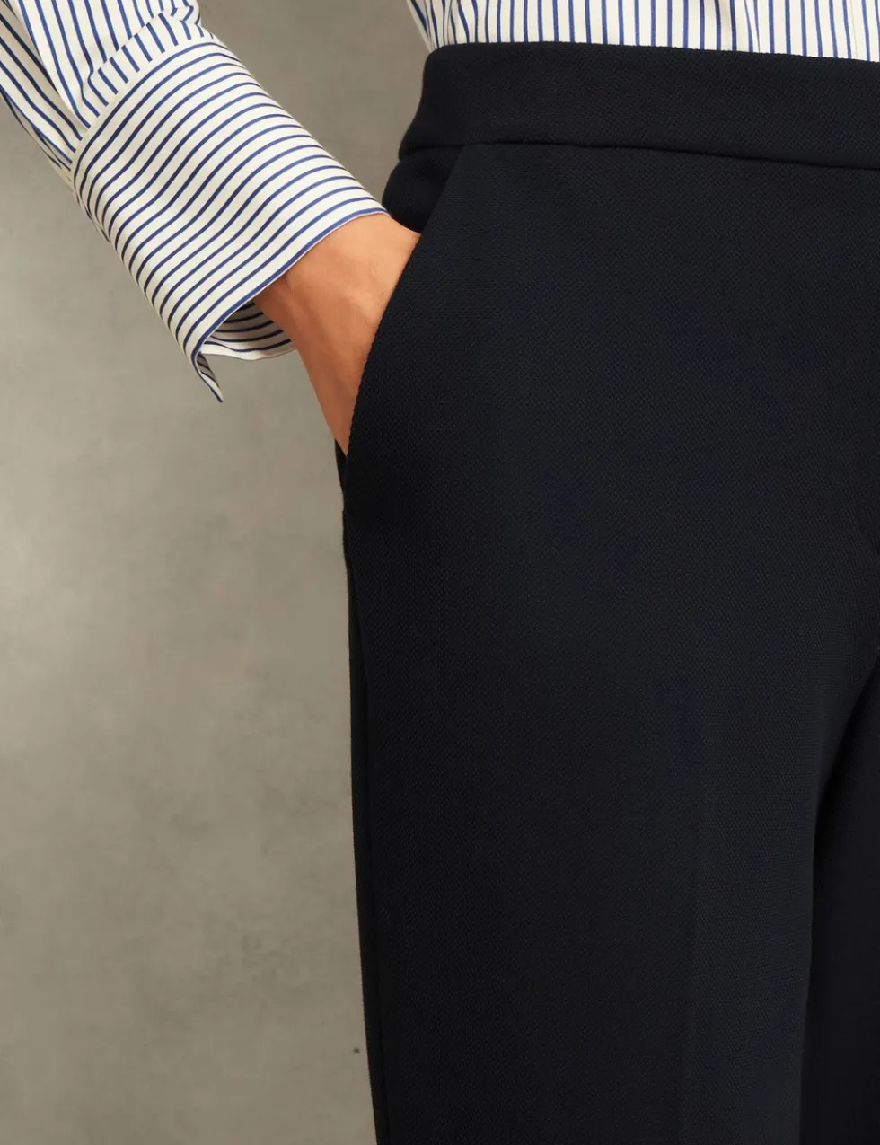 Slim Fit Ankle Grazer Trousers