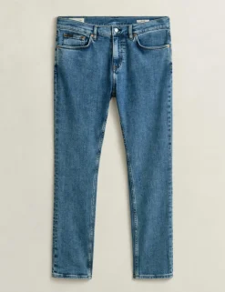 Slim Fit Clean Wash 5 Pocket Jeans