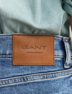 Slim Fit Clean Wash 5 Pocket Jeans