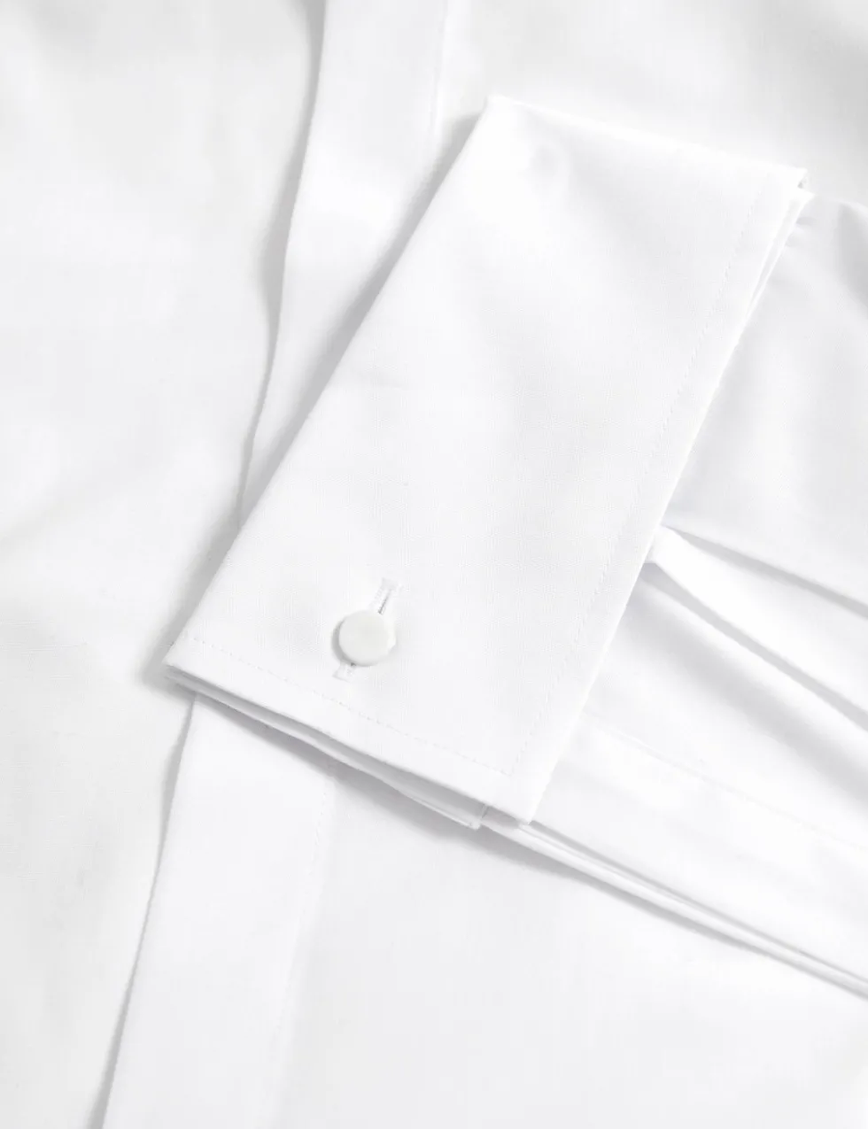 Slim Fit Cotton Blend Dress Shirt