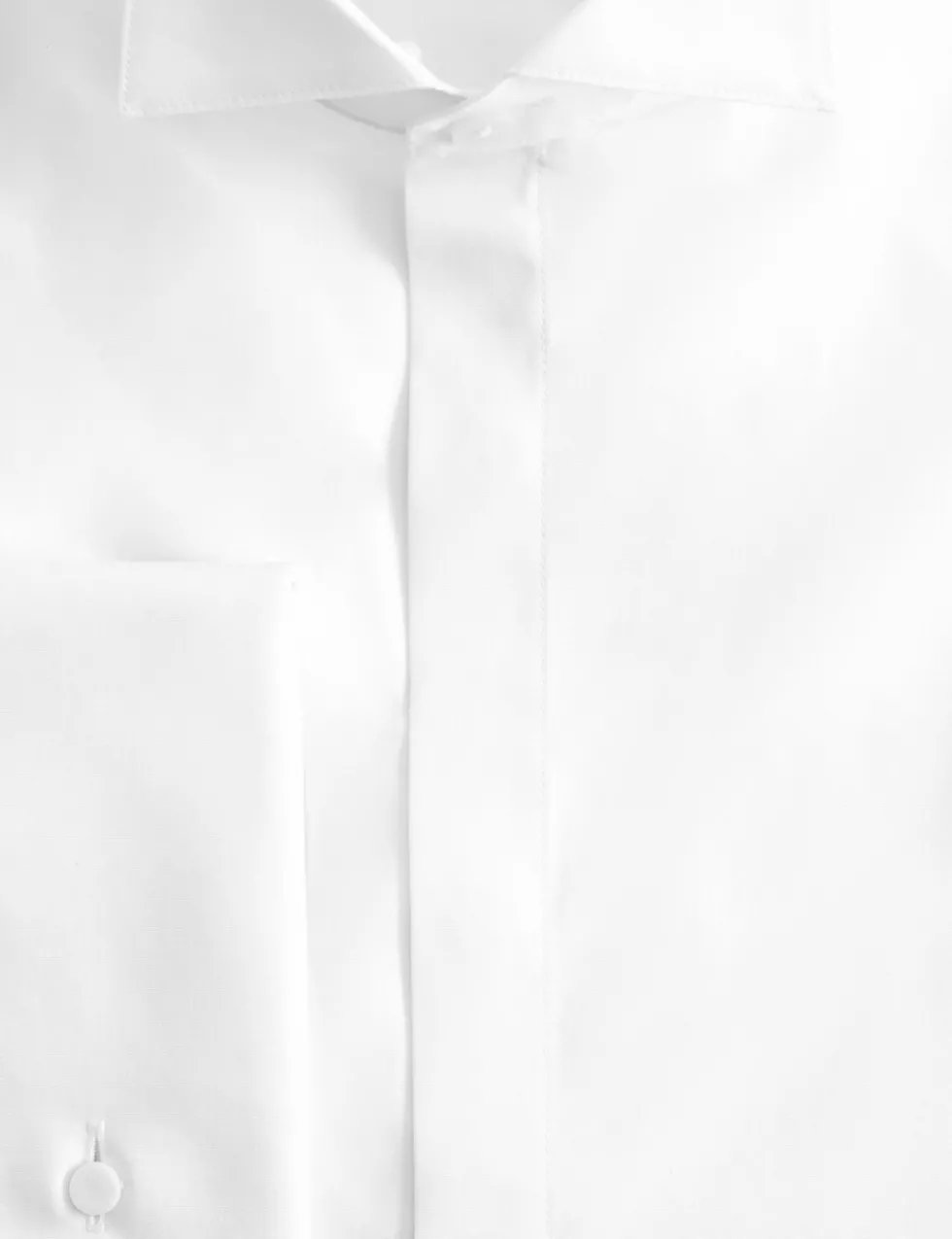 Slim Fit Cotton Blend Dress Shirt