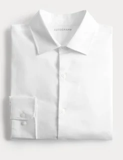 Slim Fit Cotton Performance Shirt