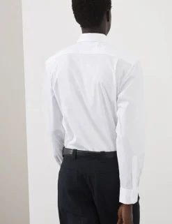 Slim Fit Cotton Performance Shirt
