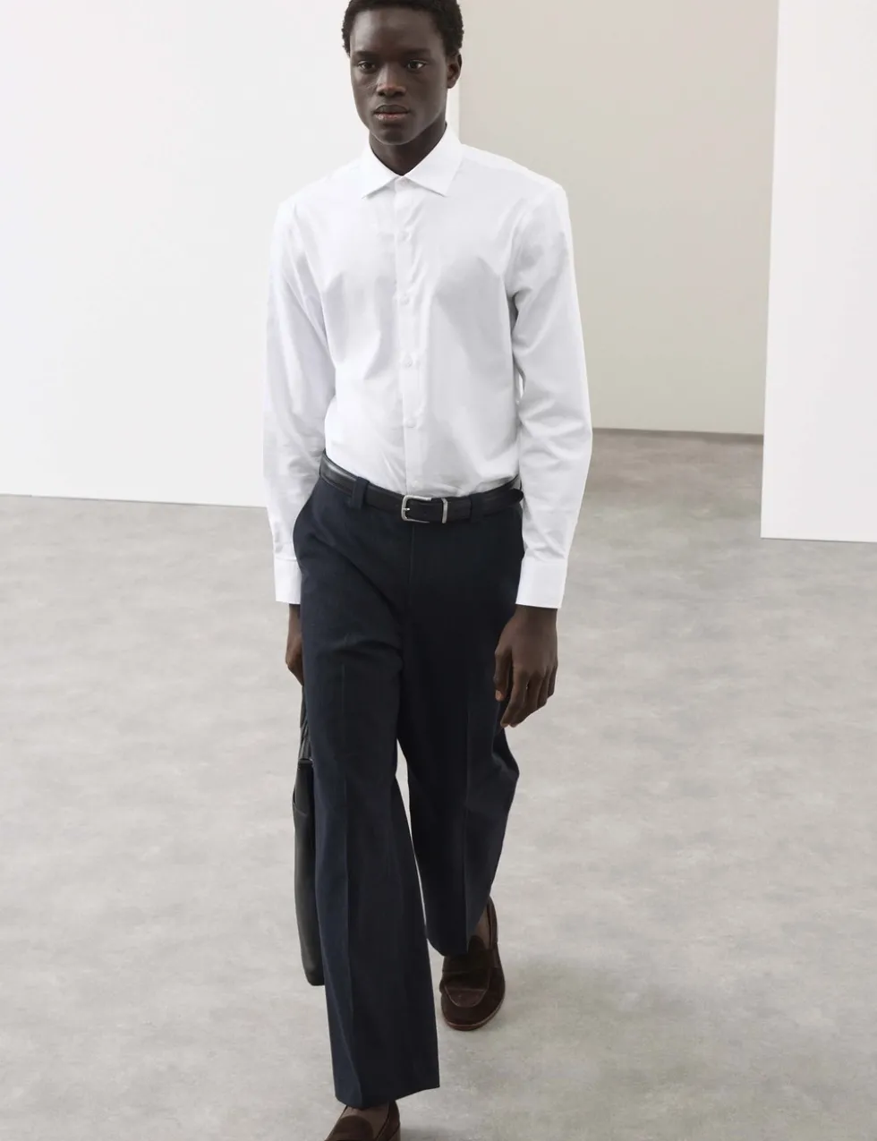 Slim Fit Cotton Performance Shirt