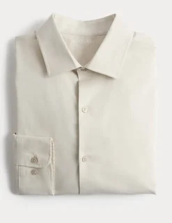 Slim Fit Cotton Performance Shirt