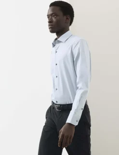 Slim Fit Cotton Performance Shirt