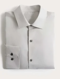 Slim Fit Cotton Performance Shirt