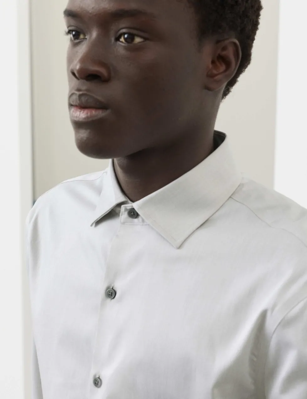 Slim Fit Cotton Performance Shirt