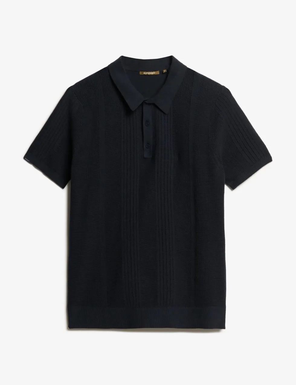 Slim Fit Cotton Rich Knitted Polo Shirt