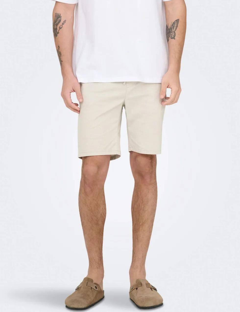 Slim Fit Cotton Rich Lightweight Shorts