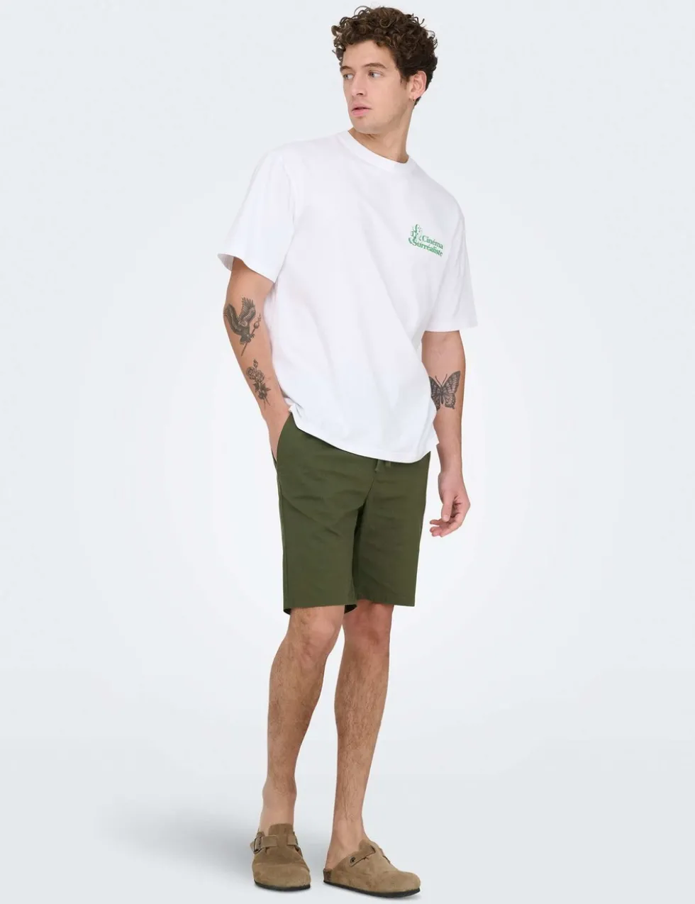 Slim Fit Cotton Rich Lightweight Shorts