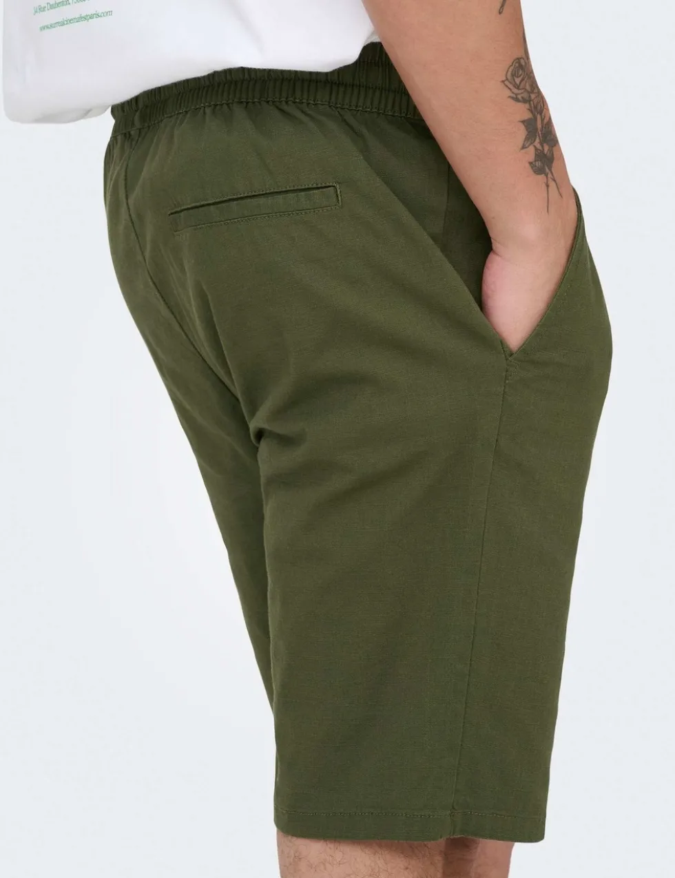 Slim Fit Cotton Rich Lightweight Shorts