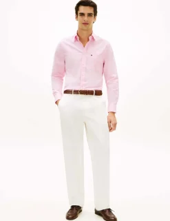 Slim Fit Cotton Rich Oxford Shirt