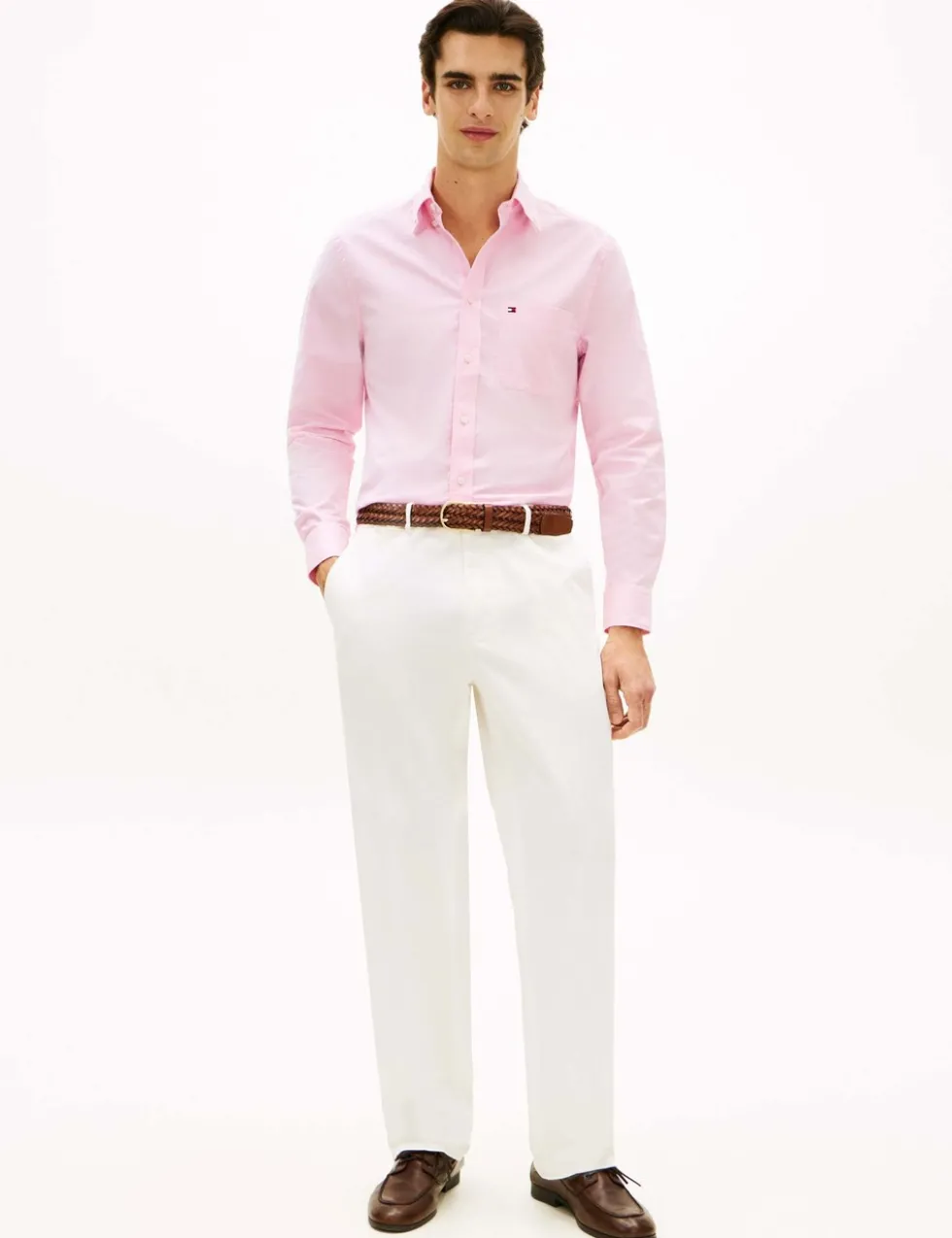Slim Fit Cotton Rich Oxford Shirt