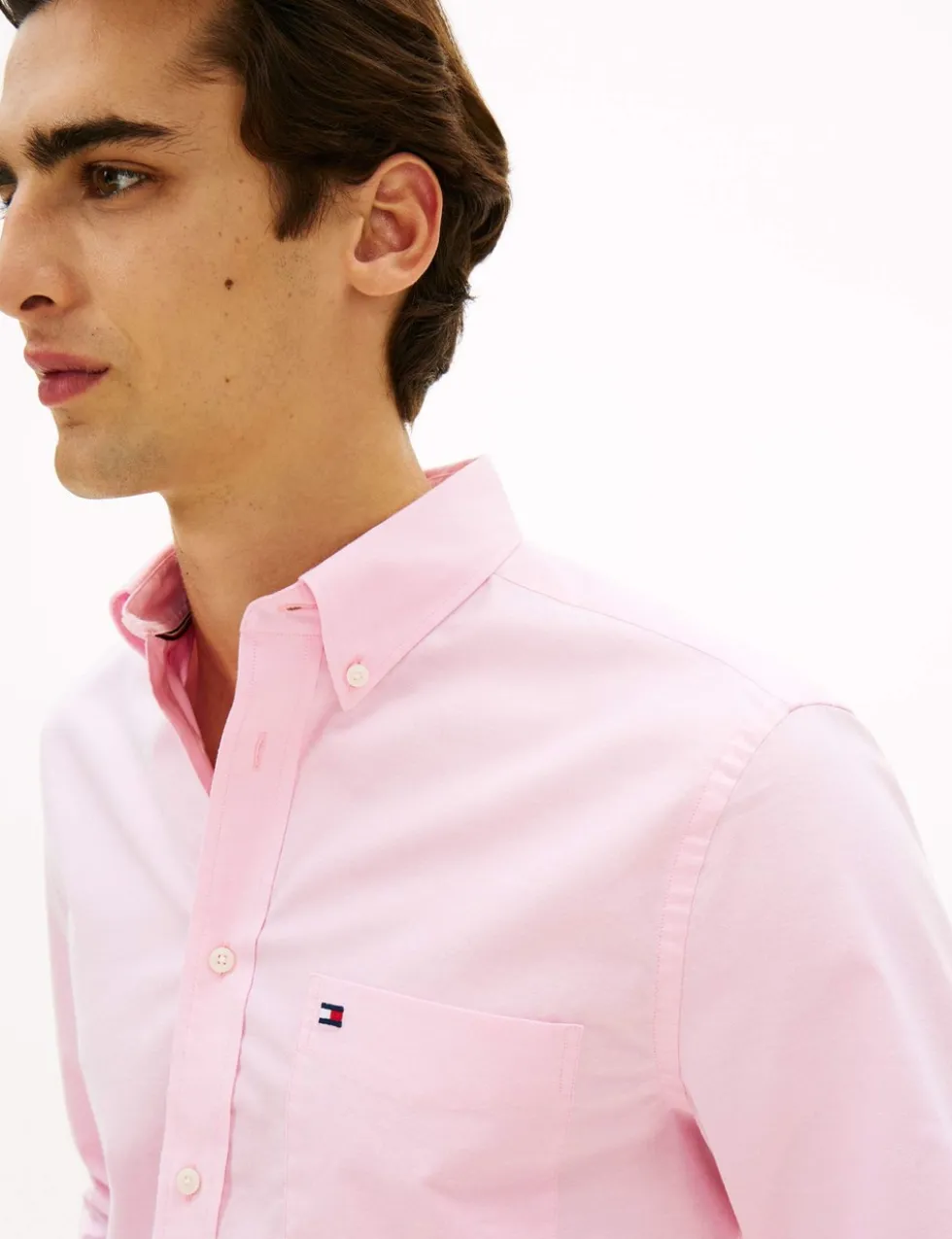 Slim Fit Cotton Rich Oxford Shirt
