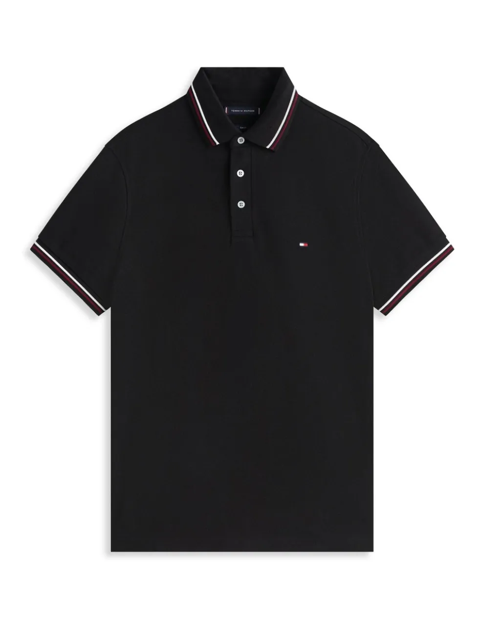 Slim Fit Cotton Rich Pique Tipped Polo Shirt