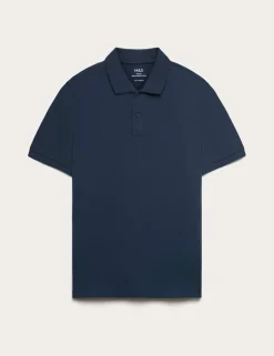 Slim Fit Cotton Rich Pique Polo Shirt