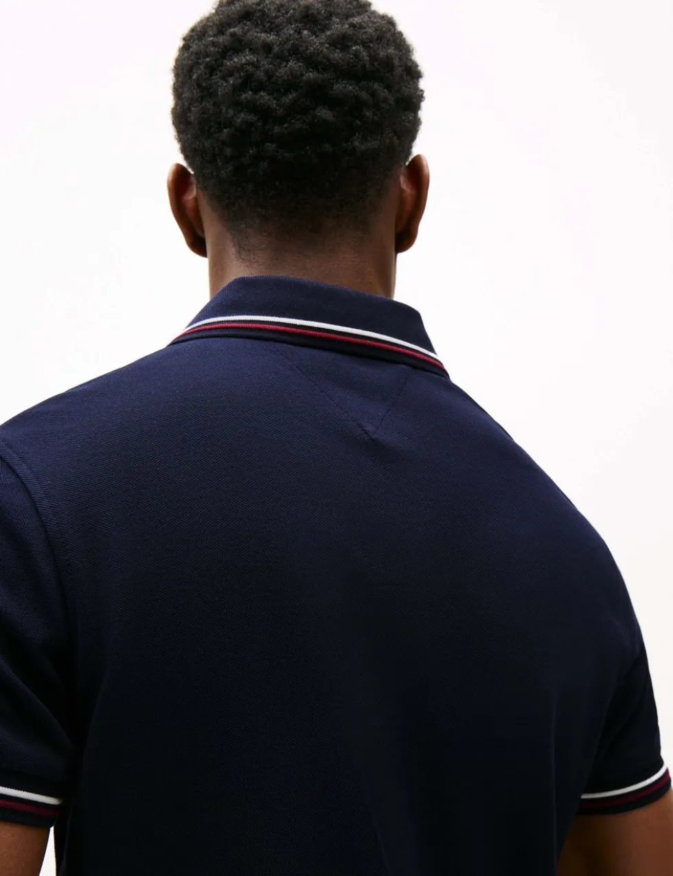 Slim Fit Cotton Rich Pique Tipped Polo Shirt