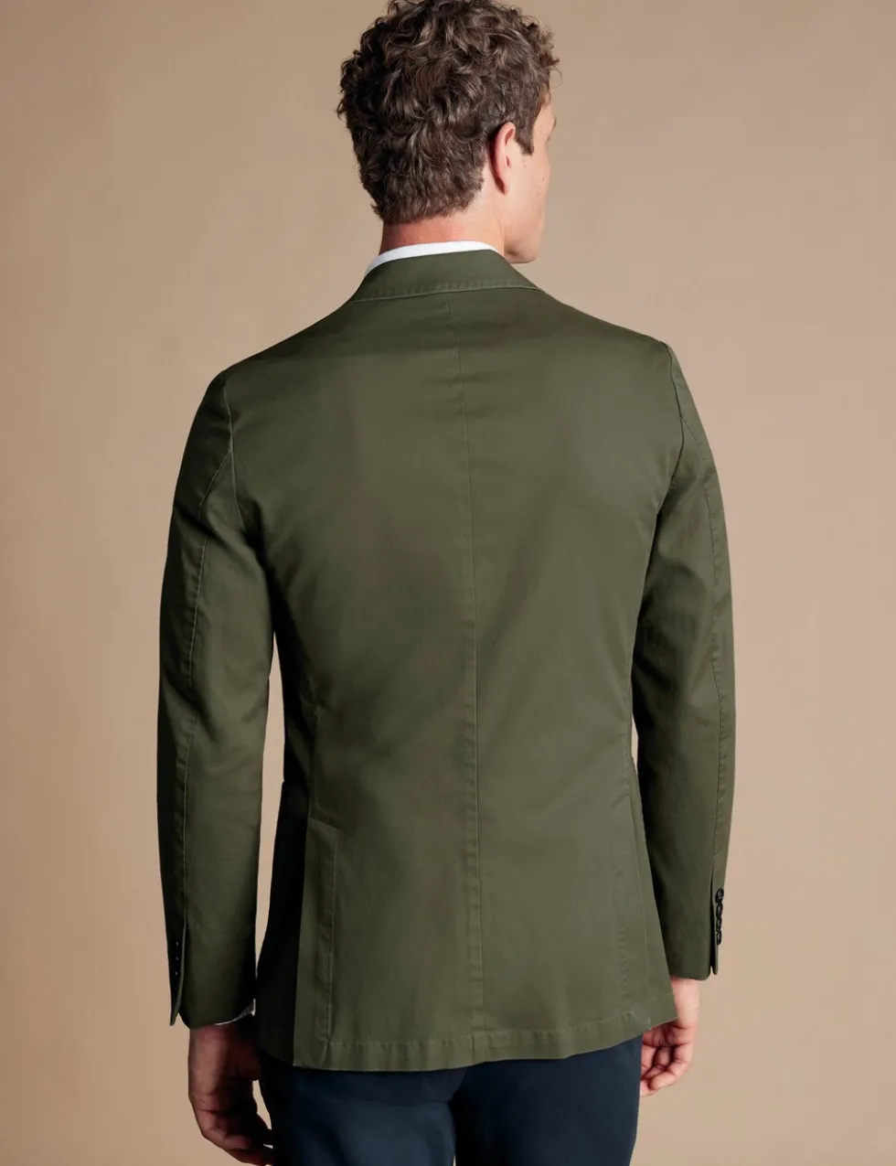 Slim Fit Cotton Rich Stretch Jacket