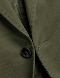 Slim Fit Cotton Rich Stretch Jacket