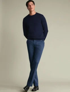 Slim Fit Cotton Rich Trousers