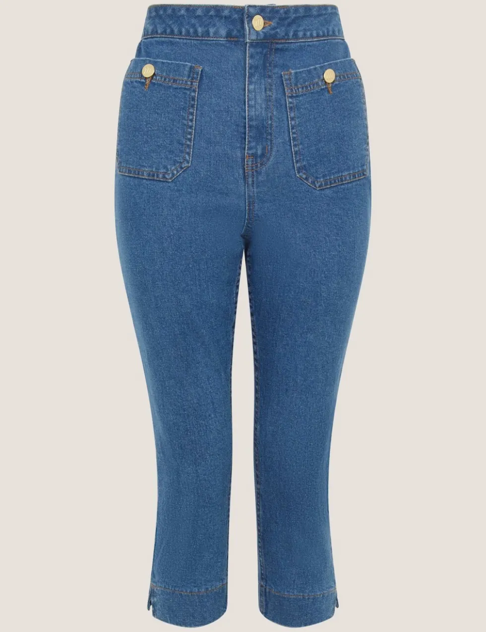Slim Fit Cropped Jeans