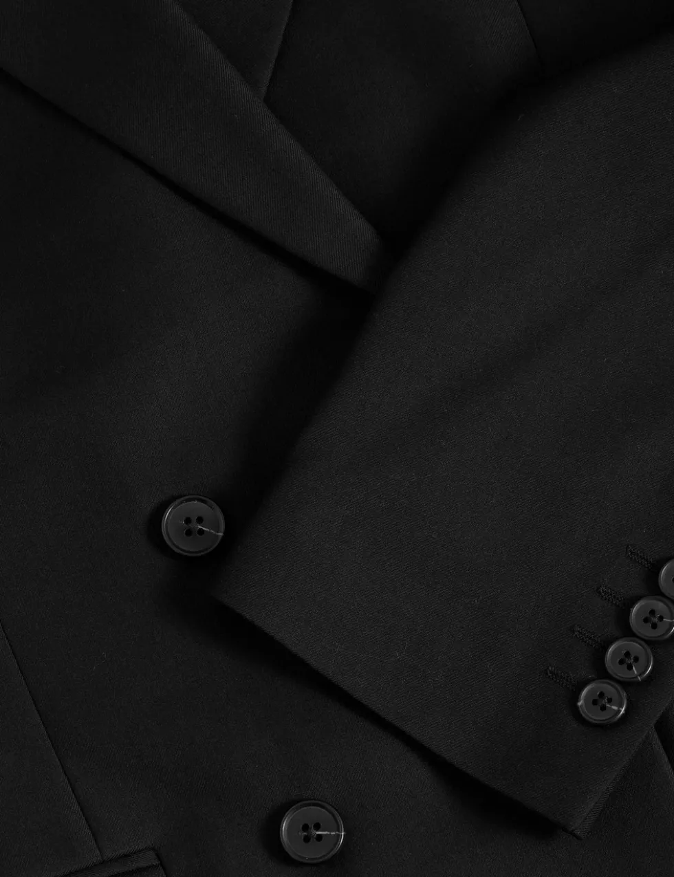 Slim Fit Double Breasted Jacket with Stretch