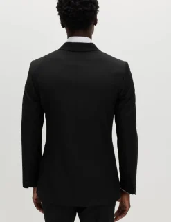 Slim Fit Double Breasted Tuxedo Jacket