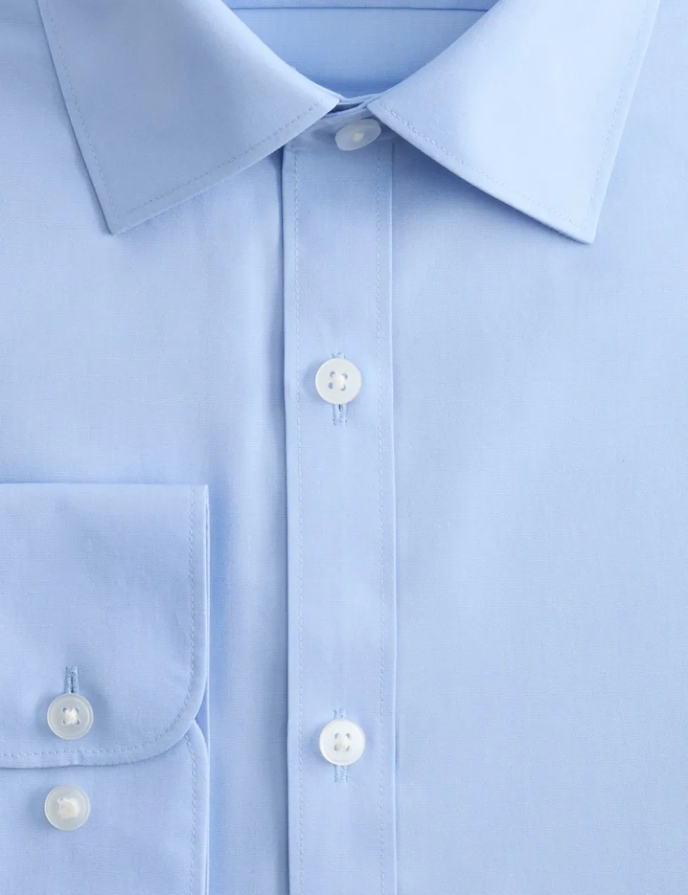 Slim Fit Easy Iron Cotton Blend Shirt