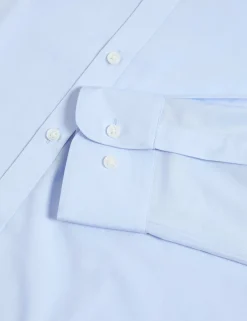 Slim Fit Easy Iron Cotton Blend Shirt