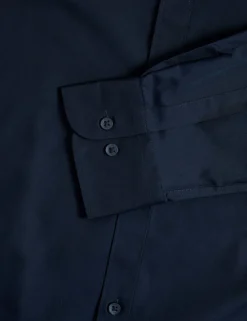 Slim Fit Easy Iron Cotton Blend Shirt